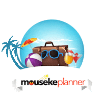 Summer Travel Sticker by Mousekeplanner