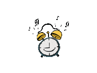 Wake Up Time Sticker