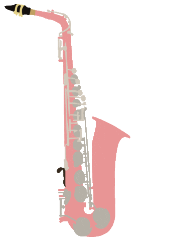 Saxophone Love Sticker