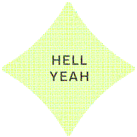 Hell Yeah Sticker by Sheertex