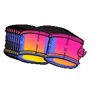 vickyoneondrums drums drummer von tom tom Sticker