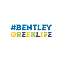 Sorority Fraternity Sticker by Bentley University