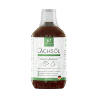 Omega 3 Lachsöl Sticker by PRIVANA.COM