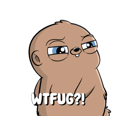 Excuse Me What Sticker by Fugz Official