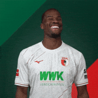 Happy Laugh GIF by FC Augsburg 1907