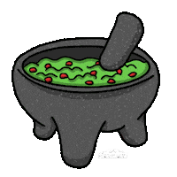 Day Of The Dead Avocado Sticker by Northgate Gonzalez Market