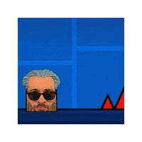 Video Game Geometry Sticker