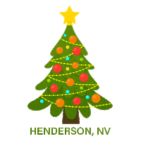 Christmas Tree Sticker by City of Henderson
