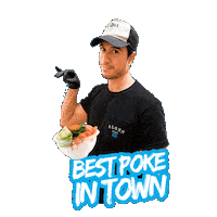AlohaPokeTerrassa aloha poke pokebowl terrassa Sticker