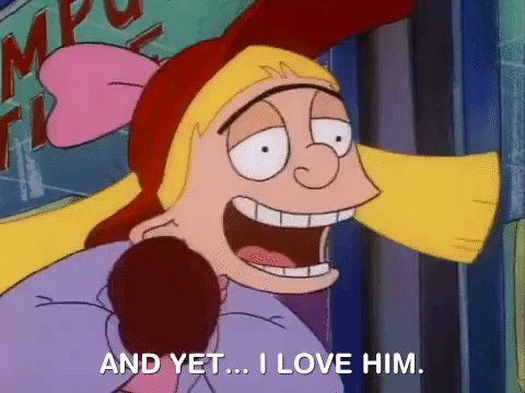 hey arnold nick splat GIF