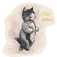 Cat Kitty Sticker by enchanted grdn