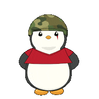 Pew Pew Penguin Sticker by Pudgy Penguins