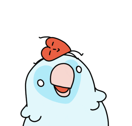 Heart Love Sticker by A Budgie's Life