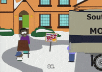 truck moving GIF by South Park 