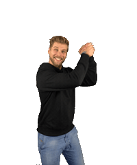 Cheering Dennis Sticker by PC-WELT