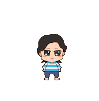 zufiann hair chibi myself zufiann Sticker