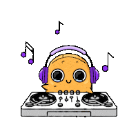 Live Music Dj Sticker by Sad Nuggie