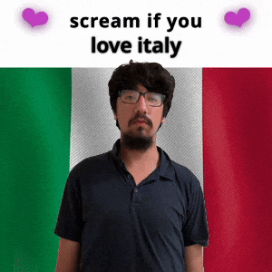(silent) scream if you love italy