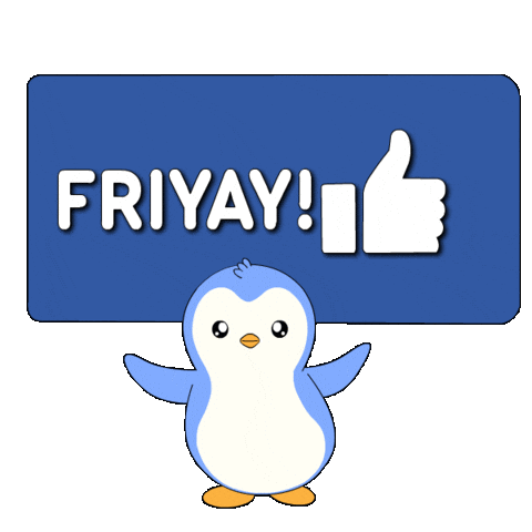 Its Friday Dance Sticker by Pudgy Penguins