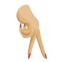 walk finger Sticker by FEMOJI