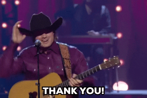 Country Music Thank You GIF by Canadian Country Music Association