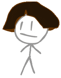 Stickman Talking Sticker