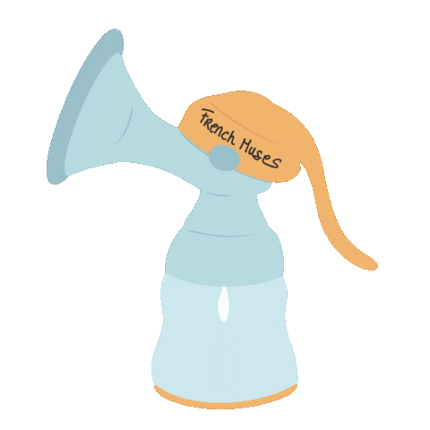 Frenchmuses giphyupload baby milk bebe Sticker