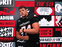 Football GIF by Cincinnati Bearcats