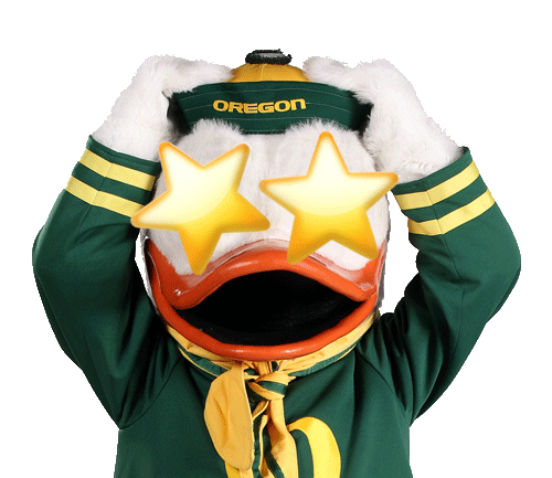 Oregon Ducks Mascot Sticker by University of Oregon