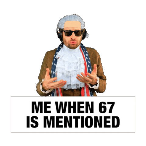 6 7 Sticker