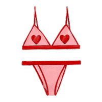 milatoo love heart sexy red Sticker