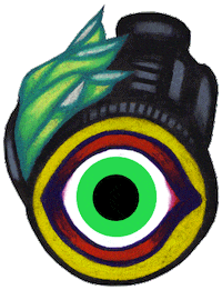 Hand Of Doom Eye Sticker by Yeah Skateboards