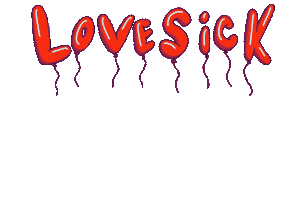 Floating Valentines Day Sticker by awfultune