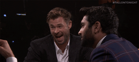 fallontonight giphyupload game friends pointing GIF