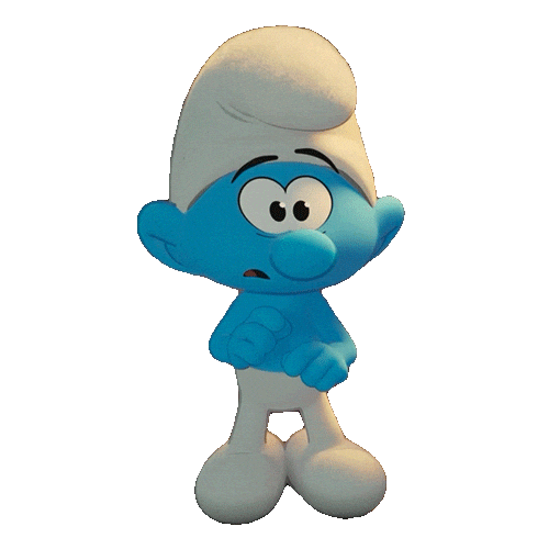 Shocked No Name Sticker by Smurfs Movie