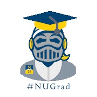 Gold Mascot Sticker by Neumann University