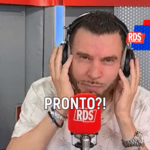 Radio Call GIF by RDS 100% Grandi Successi