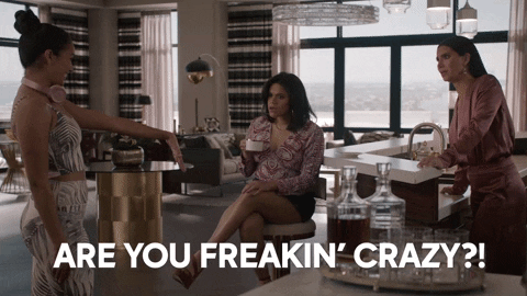 Are You Freakin Crazy Grand Hotel GIF by ABC Network
