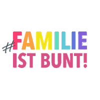 Regenbogenfamilie Sticker by HerzSeiten