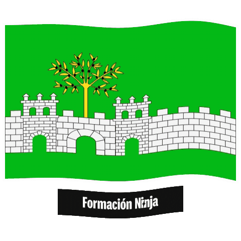 Flag Spain Sticker by Formación Ninja
