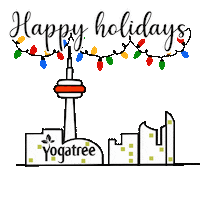 Christmas Toronto Sticker by Yoga Tree