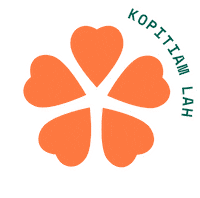 kopitiamlah coffee flower brand malaysia Sticker