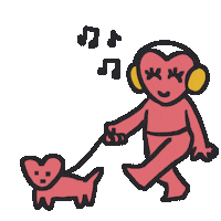 Dog Heart Sticker