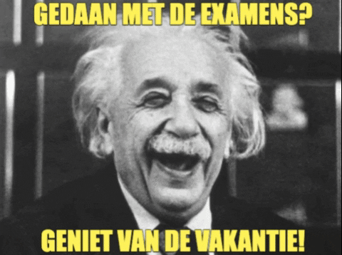 adriaandebolle giphygifmaker vakantie winter break examens GIF