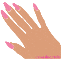 Beauty Hand Sticker by Cakesinc.Nails