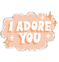 I Adore You Valentines Day Sticker