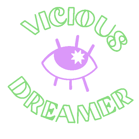 Viciousdreamer giphyupload logo eye pastel Sticker