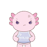 AXOLOM axolom angry Sticker