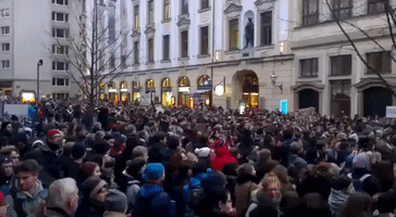 Thousands March Against Anti-Islam Rally in Leipzig