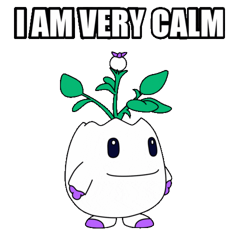 Nervous Stressed Out Sticker by Magic Eden